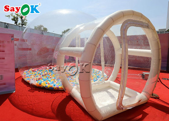 Tenda di campeggio trasparente gonfiabile commerciale della bolla della tenda gonfiabile del globo per Ourdoor