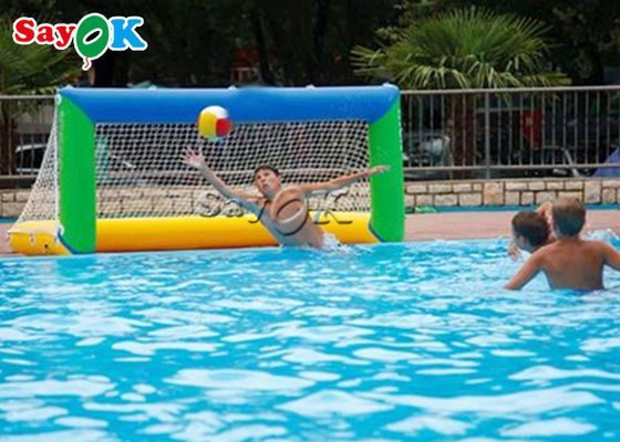Giochi d'acqua gonfiabili Piscina di bambusa giocattoli d'acqua gonfiabili Calcio Tiro a meta