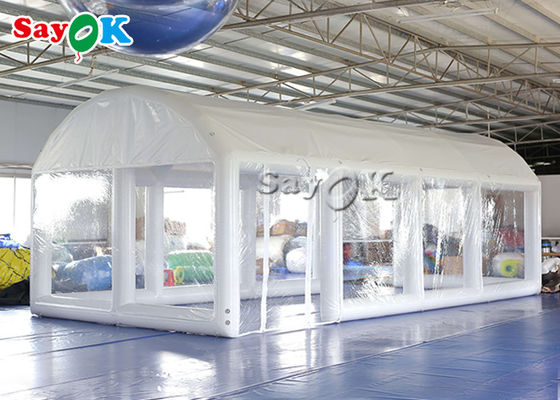 Tenda gonfiabile personalizzata per feste piscina Tenda aerea PVC a tenuta stagna Tenda a copertura gonfiabile piscina