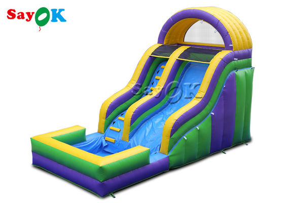 7x4mH Adult Inflatabile Climbing Water Slides With Pool Inflatabile Slide For Kids