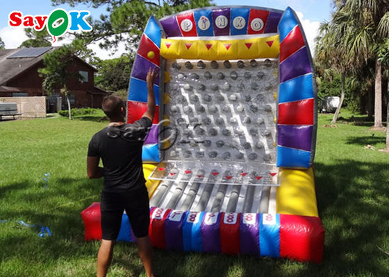 Il carnevale gonfiabile Plinko gonfiabile dei giochi all'aperto mette in mostra il gioco per gli adulti dei bambini