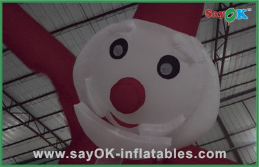 Il pupazzo di neve del tecnico pubblicitario dell'aria modella il ballerino gonfiabile dell'interno For Holiday Advertising dell'aria