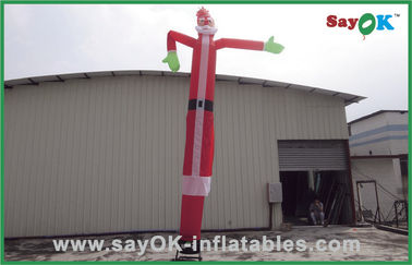 Ballerino Inflatable Products dell'aria del ventilatore 750w di Rental Christmas Santa 6m del ballerino dell'aria