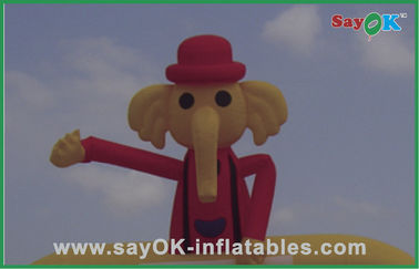 Ballerino gonfiabile ballante di Elephant Style Sky del ballerino dell'aria di pubblicità gialla dell'uomo dell'aria