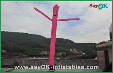 Un ventilatore fornito di gambe 750w di Pink Mini Inflatable Air Dancer With del ballerino dell'aria per la pubblicità