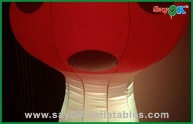La decorazione d'accensione gonfiabile Inflable della decorazione del fungo del LED si espande rapidamente