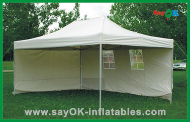 Il bianco della tenda di viaggio ha personalizzato la tenda piegante all'aperto con il panno di Oxford per il partito