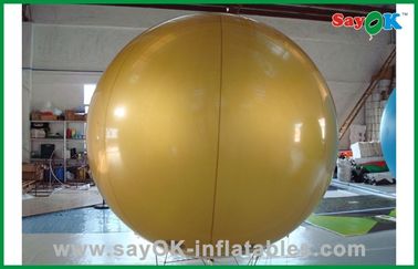 Pallone gonfiabile dell'elio di colore dell'oro per altezza all'aperto di evento 6m di manifestazione