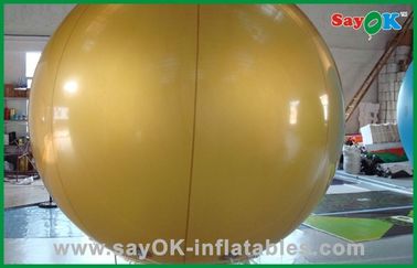 Pallone gonfiabile dell'elio di colore dell'oro per altezza all'aperto di evento 6m di manifestazione