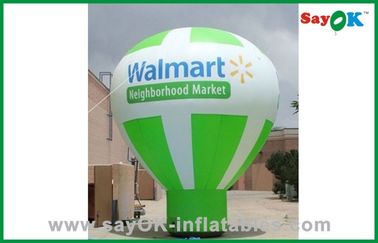 Palloni giganti commerciali dell'elio del pallone gonfiabile di colore verde