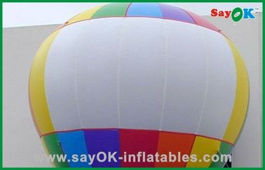 Pallone gonfiabile dell'arcobaleno su ordinazione grande per le decorazioni di festa