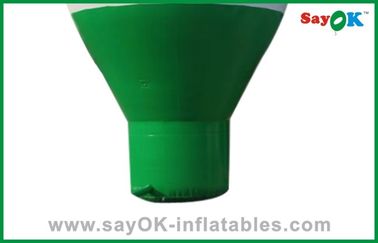 Grande pallone gonfiabile bianco e verde, pallone gonfiabile di pubblicità