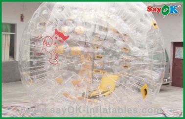 Palla graduata umana del criceto dei giochi all'aperto della bolla gonfiabile gigante del PVC per il parco di divertimenti 3.6x2.2m