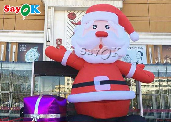 Natale gonfiabile saltato Santa Claus dell'aria della decorazione del partito dell'iarda