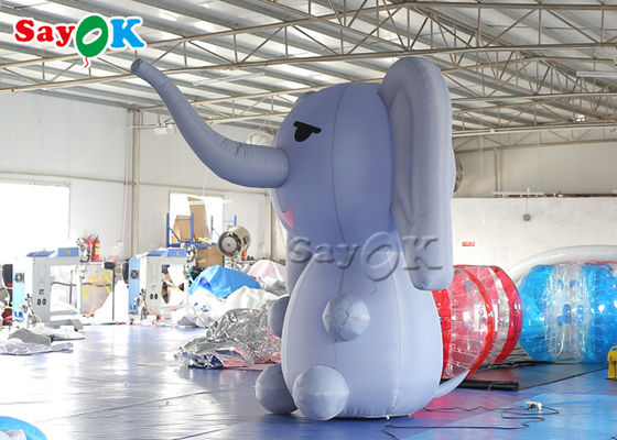 Elefante gonfiabile dei personaggi dei cartoni animati di evento di parata con il ventilatore