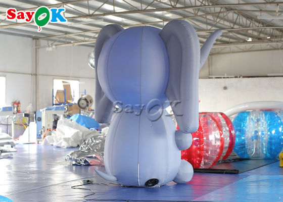 Elefante gonfiabile dei personaggi dei cartoni animati di evento di parata con il ventilatore