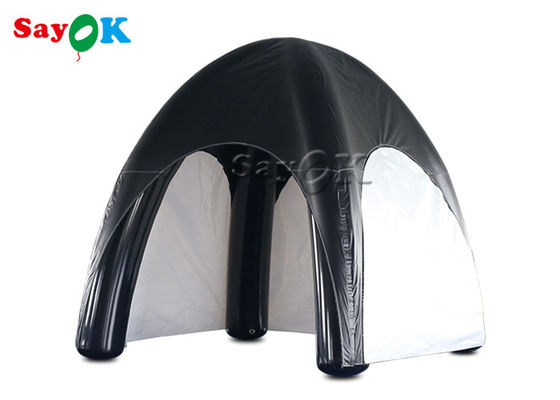 L'aria della tela cerata della tenda dell'aria della famiglia ha sigillato la tenda gonfiabile del ragno in bianco e nero