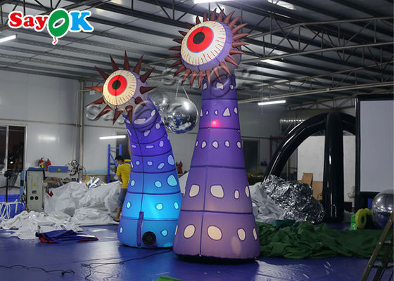 la decorazione d'accensione gonfiabile LED di 190T 4m osserva il fiore