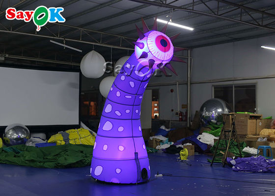 la decorazione d'accensione gonfiabile LED di 190T 4m osserva il fiore