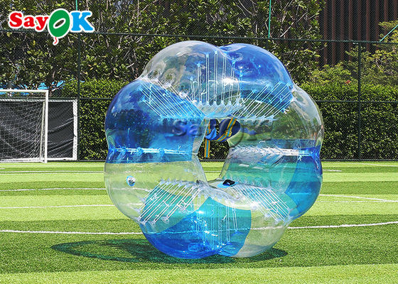 Lo sport adulto gonfiabile di dimensione del gioco di calcio gioca la palla gonfiabile trasparente del paraurti di TPU