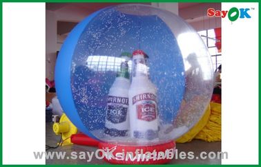 Panno gonfiabile di Oxford della decorazione di Natale della palla gigante di Natale