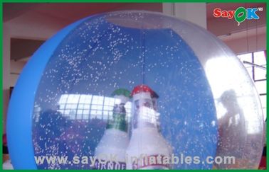 Panno gonfiabile di Oxford della decorazione di Natale della palla gigante di Natale