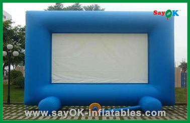 Schermo di film di colore blu dello schermo del proiettore di esplosione/Gray Inflatable Billboard gonfiabili