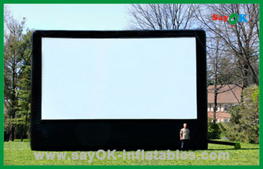 Forte schermo di film gonfiabile dello schermo gonfiabile del film per la pubblicità su ordinazione Inflatables di uso della famiglia