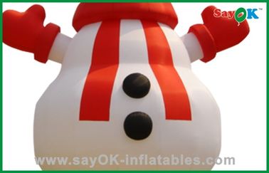 panno gonfiabile di Oxford delle decorazioni di festa del pupazzo di neve enorme di Natale