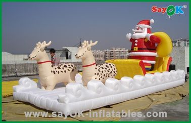 Decorazioni gonfiabili il Babbo Natale gonfiabile di festa di Natale e slitta