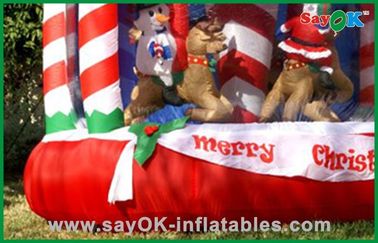 Buttafuori gonfiabili della Camera della decorazione di Natale, prodotto su ordinazione di Inflatables