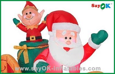 Decorazione gonfiabile di Natale per la pubblicità il grande Babbo Natale