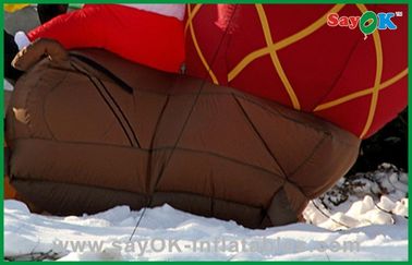 Decorazione gonfiabile promozionale di Natale con un cane, un panno di Oxford o Un PVC