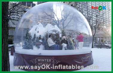 Tenda gonfiabile dell'aria del partito di Natale della bolla trasparente gonfiabile all'aperto di tema della tenda