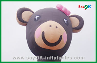 Rosa adorabile orso gonfiabile personaggio dei cartoni animati gonfiabili animali per la pubblicità