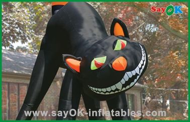 Decorazioni gonfiabili di festa del gatto di Halloween