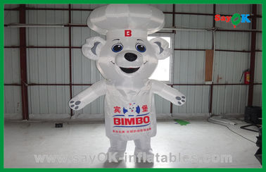 Palloni gonfiabili per animali Pubblicità su misura Bianco Palloni gonfiabili orso Palloni gonfiabili personaggi di cartoni animati