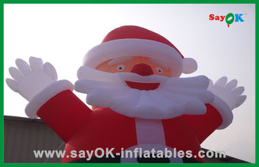 Natale gonfiabile rosso su ordinazione il Babbo Natale con il personaggio dei cartoni animati gonfiabile del pane