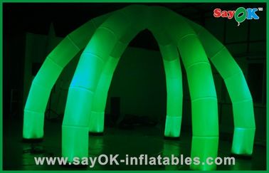Decorazione gonfiabile di illuminazione della cupola della tenda di forma LED dei ragni per nozze/partito