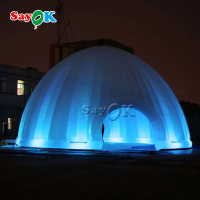 Tenda gonfiabile per prato all'aperto 15x7.5mH luce a LED Tenda gonfiabile ad aria per campeggio