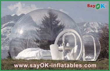 Tenda di campeggio gonfiabile trasparente della grande bolla gonfiabile all'aperto della tenda per l'uomo 2