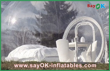 Tenda di campeggio gonfiabile trasparente della grande bolla gonfiabile all'aperto della tenda per l'uomo 2