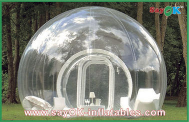 Tenda trasparente gigante su ordinazione del prato inglese della tenda gonfiabile all'aperto portatile della bolla