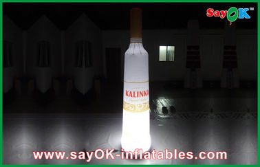 Decorazione gonfiabile commerciale della bottiglia di vino di Advertusing con illuminazione del LED