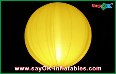 Pallone giallo/blu del LED accende la decorazione gonfiabile della fase di Chrismas