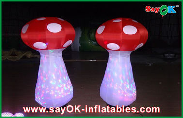 LED che accende la decorazione gonfiabile Inflatables di pubblicità su ordinazione del fungo