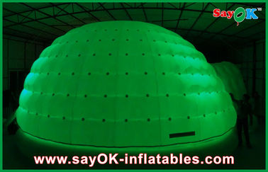 Tenda di campeggio della bolla della cupola LED della famiglia su ordinazione gonfiabile all'aperto della tenda