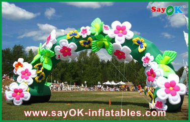Arco gonfiabile Mini Inflatable Arch/portone/porta gonfiabili di rivestimento di Infaltable con la decorazione del fiore
