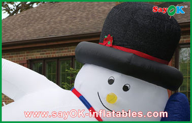 Decorazioni gonfiabili di festa di Natale del pupazzo di neve gonfiabile gigante della decorazione