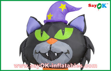 Evento nero Cat Halloween Inflatable Cat Decoration gonfiabile di Halloween per divertimento